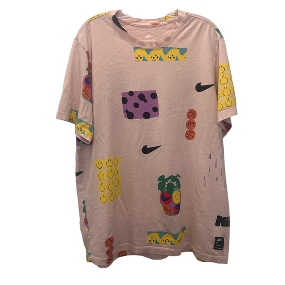 NIKE x DAVID BRUCE | pink graphic T-shirt - Picture 4 of 4
